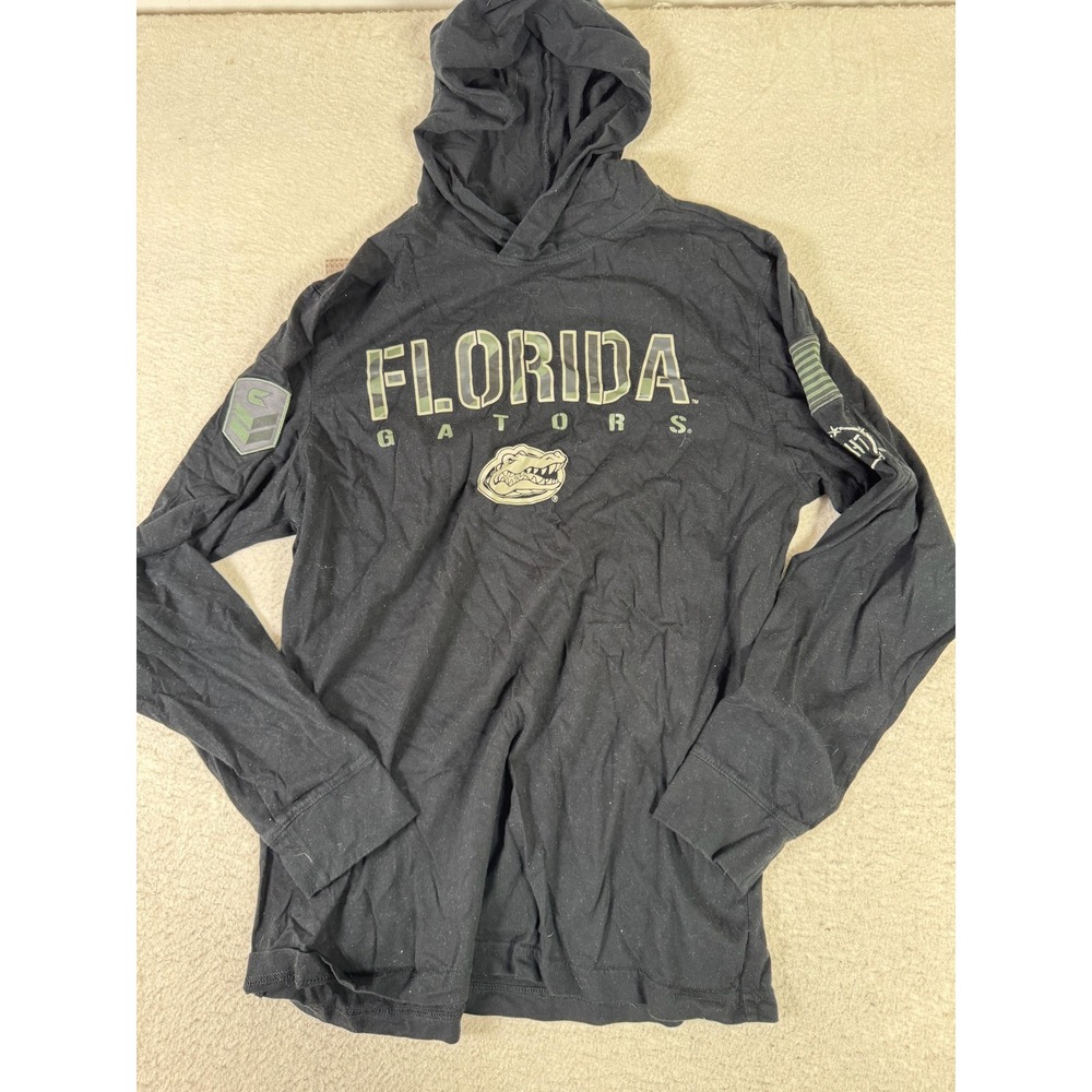 Colosseum Florida Gators Hoodie Mens L Black Good OHT Military Appreciation Camo